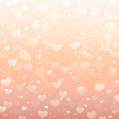 Romantic golden heart bokeh background with glowing light effects 로맨틱한 금색 하트 보케 배경과 빛나는 빛 효과