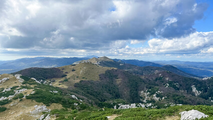Obraz premium Nacionalni park Risnjak Croatia Hrvatska nacional park nature hiking Platak