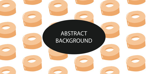 bakery and junk food pattern background design.  Cute sweet food baby background. Colorful design for textile, wallpaper, fabric, decor. Template for design. Vector illustration