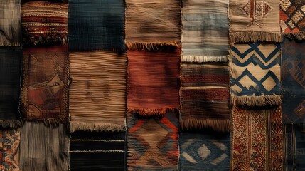 South American weaving background 3