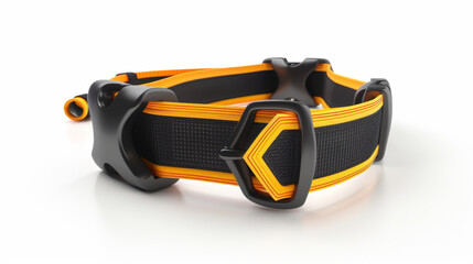 Fototapeta premium Weight belt for buoyancy control and stability in scuba diving isolated on white background