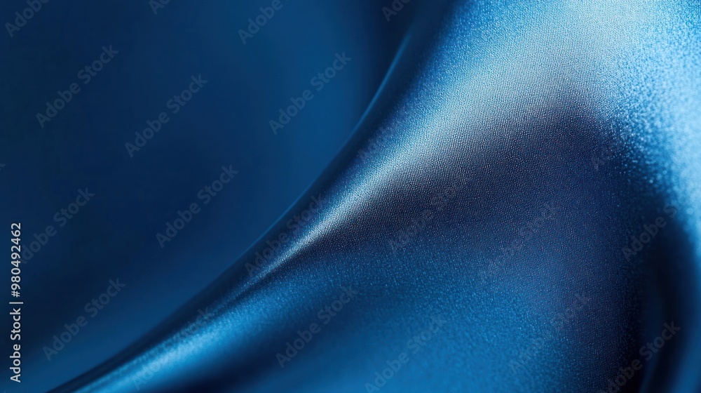 Poster gradient of blue tones with a slight metallic sheen creating a sleek and modern look close-up photo 