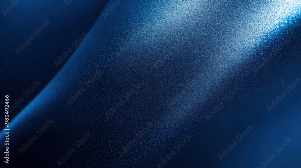 Poster gradient of blue tones with a slight metallic sheen creating a sleek and modern look close-up photo 