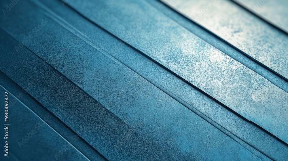 Poster gradient of blue tones with a slight metallic sheen creating a sleek and modern look close-up photo 