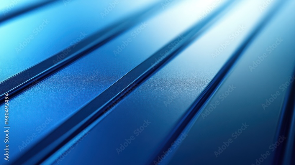 Poster gradient of blue tones with a slight metallic sheen creating a sleek and modern look close-up photo 