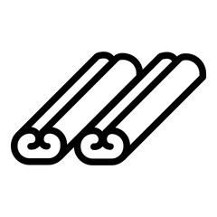 Cinnamon icon. Vector line icon