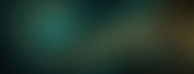 Deep Green Gradient Background with a Grainy Texture