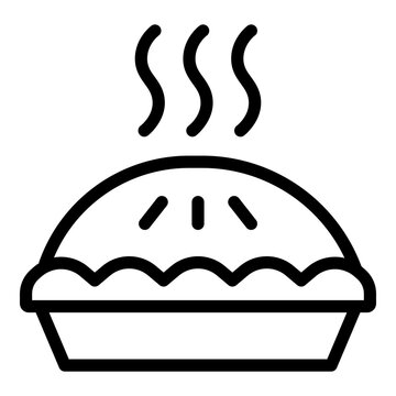 recommend clip art: Pie icon. Vector line icon