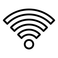 Wifi icon. Vector line icon