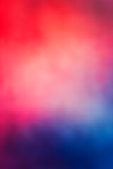 Obraz premium A blurred gradient background with red and blue tones, suitable for creating a sense of depth or contrast in design projects. 