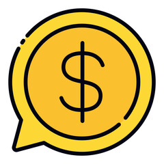 Instant Payment filled line icon