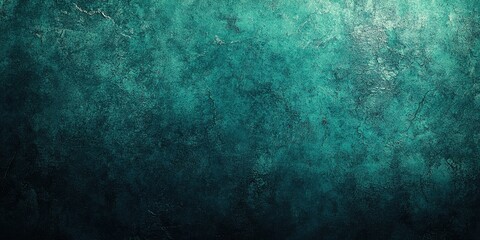 Obraz premium Abstract textured background in shades of teal and dark blue.