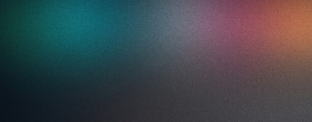 Fototapeta premium Multicolored Gradient Background with a Grainy Texture