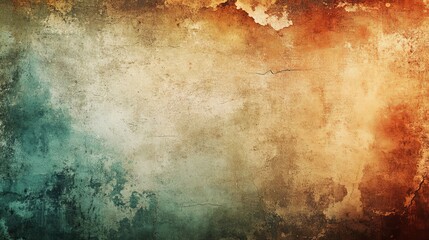 Grunge texture with muted colors and a clear area for text