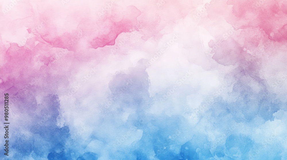Aufkleber soft pastel watercolor texture with gentle gradients blending smoothly for a calming effect close-up