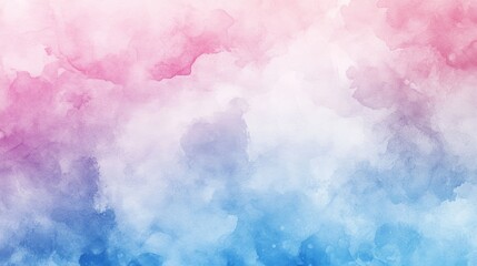 Obraz premium Soft pastel watercolor texture with gentle gradients blending smoothly for a calming effect Close-up photo with clean background