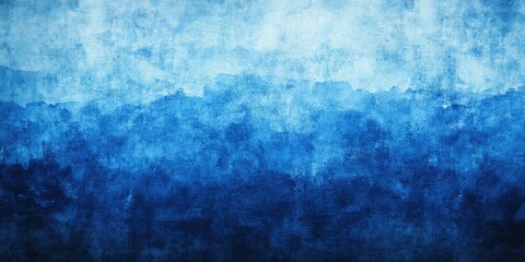 Obraz premium Abstract blue gradient texture with a watercolor effect.