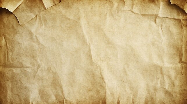 A vintage parchment-style paper with an antique effect, featuring slightly creased edges that mimic the natural aging characteristics of old paper. This piece exudes the charm of an old-time poster 