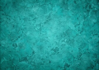 Naklejka premium A visually captivating photo featuring an abstract dark aquamarine turquoise concrete stone paper texture background banner