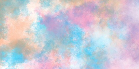 Colorful abstract grunge watercolor brush marks, Abstract colorful pastel watercolor of multicolor stains and splashes, Abstract soft colored paper texture, creating a calming artistic background.
