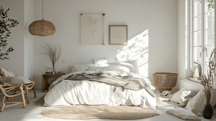 room with bed