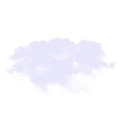 Obraz premium Fluffy Cloud Formation Drifting Over a Peaceful Natural Landscape 