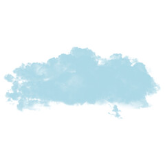 Bright Summer Skies Filled With Puffs of White, Fluffy Clouds
