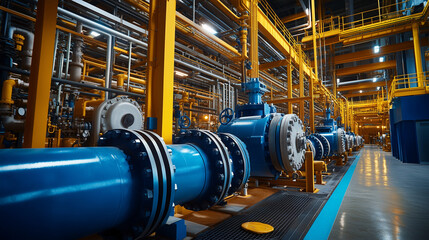 Industry pipeline transport petrochemical gas and oil processing furnace factory line