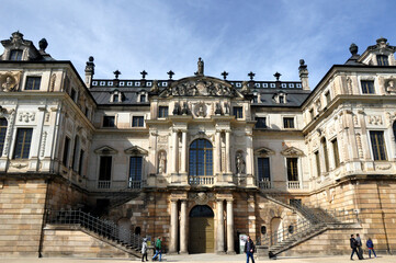 Obraz premium Palais im großen Garten in Dresden ein #barockes Lustschloss errichtet 1679