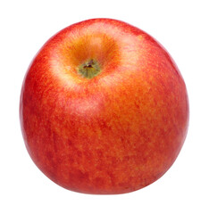 Red apple isolated, transparent PNG, PNG format, single