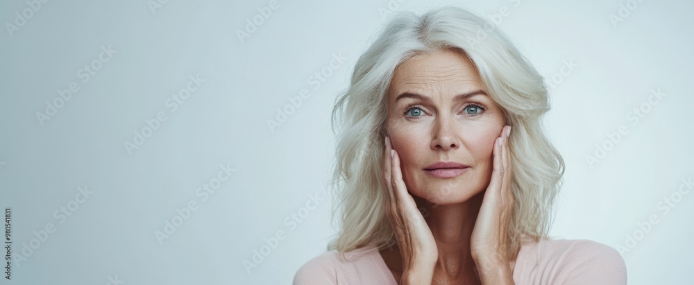 Wall mural The Elegant Mature Woman