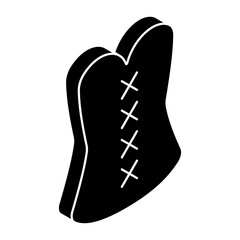 Modern design icon of dress