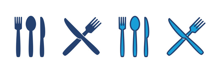 spoon and fork icon vector. spoon, fork and knife icon vector. restaurant icon