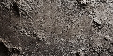 A close-up view of a textured, rocky surface with irregularities and varying shades of gray.