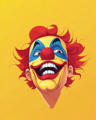 April fools day banner design with funny prank illustration