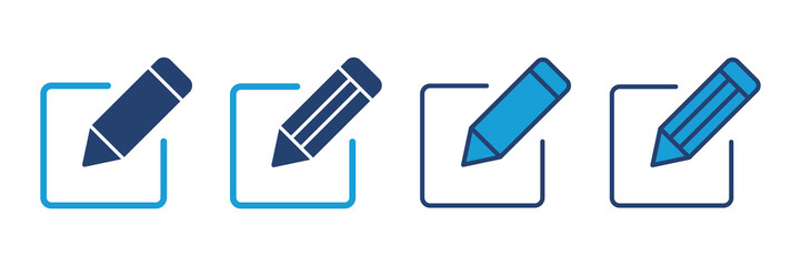 Edit icon vector. edit document icon. edit text icon. pencil. sign up