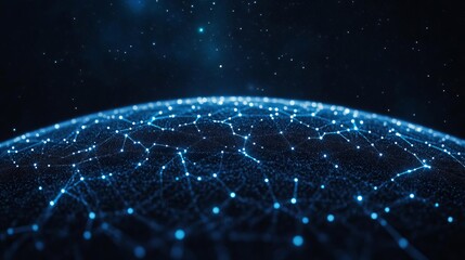 Cyber astrology, glowing stars