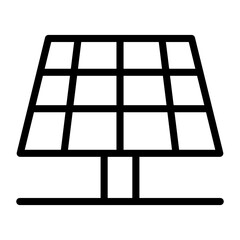 Solar cell icon