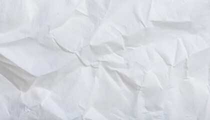 Obraz premium white crumpled paper ,background