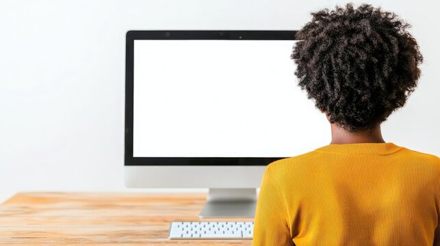 A person looking at their empty inbox on a computer screen, symbolizing the disconnect and loss of professional communication after job termination