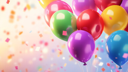 Colorful balloons celebrate every good moment