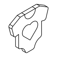 Modern design icon of onesie