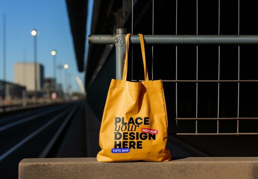 Tote Bag Mockup Generated with AI