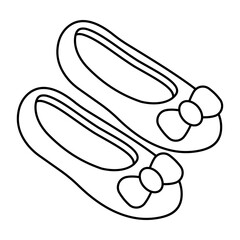 An icon design of shoes