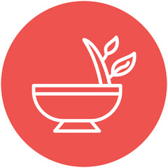 Vegan vector icon illustration of Lifestyles iconset.