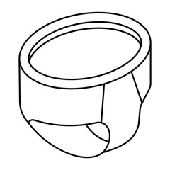 A beautiful design icon of underwear 