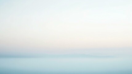 Obraz premium Soft pastel hues blend into a serene horizon, evoking tranquility and stillness in this calming landscape.