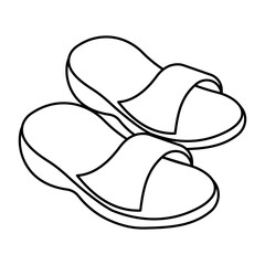 An icon design of shoes