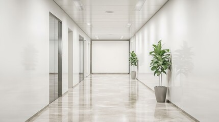 Fototapeta premium Modern Office Hallway