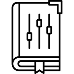 Stock Chart Book Icon